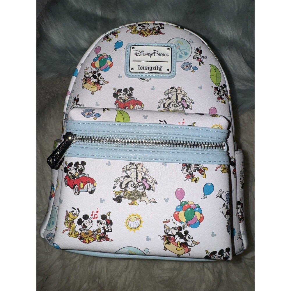 Disney World Land Brand New Loungefly Backpack Mickeys Runaway Railway BNWT